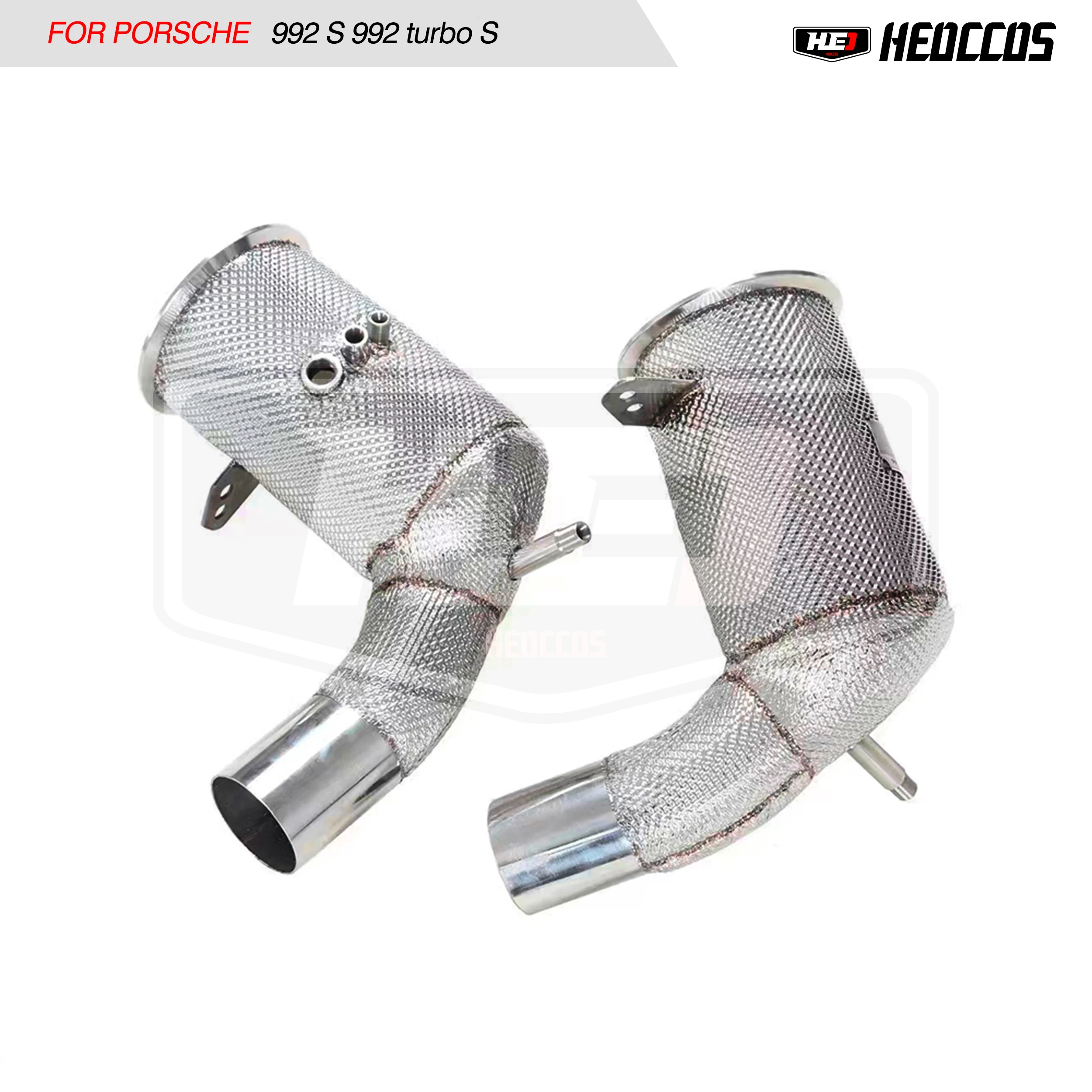 Tubo Di Scarico Ad Alto Flusso Heo Per Downpipe Di Scarico Porsche 992 4S 992 Turbo S
