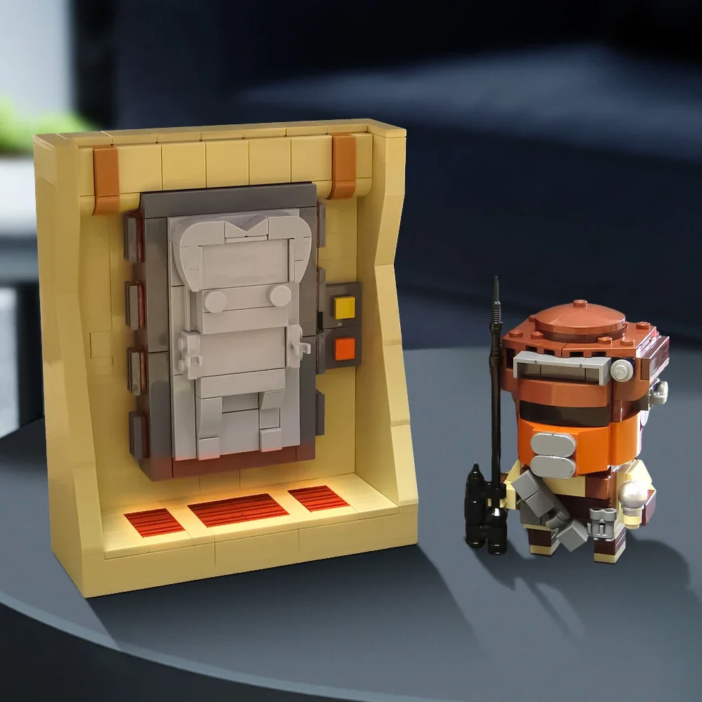 Moc Jabbas Prize Building Blocks Solo In Carbonite E Boushh Modello Fai Da Te Space Wars Trophy Hunter Bricks Toys Kids Collect Gift