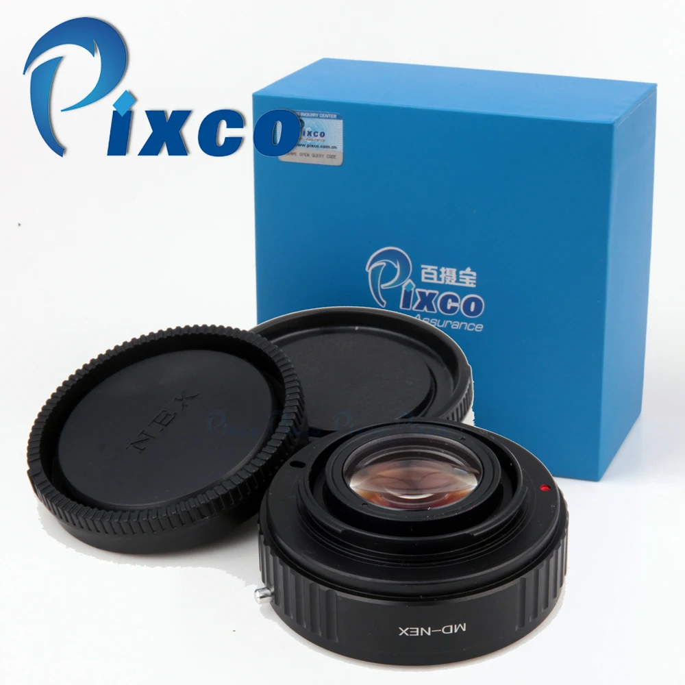 Pixco Md-Nex Riduttore Focale Speed Booster Lens Adapter Suit Per Minolta Md Lens To Sony E Mount Camera Nex A6000 A3000 5T 3N