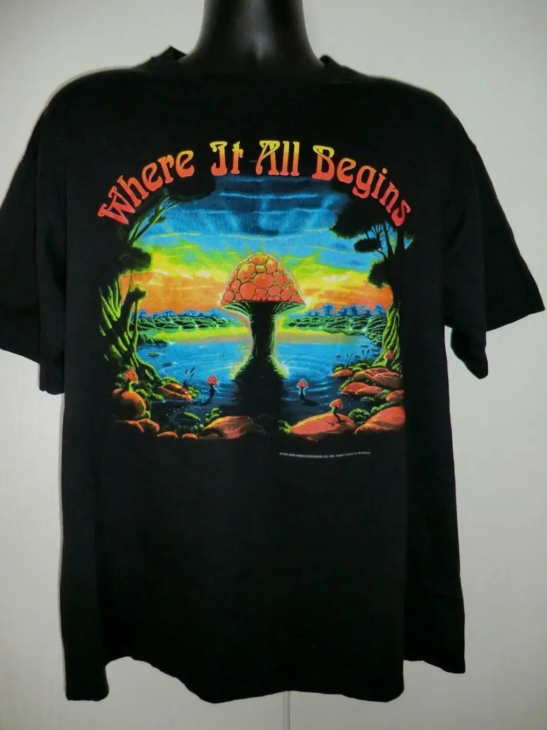 T-Shirt Vintage 1994 Allman_Brothers Band Tour Reprint V328