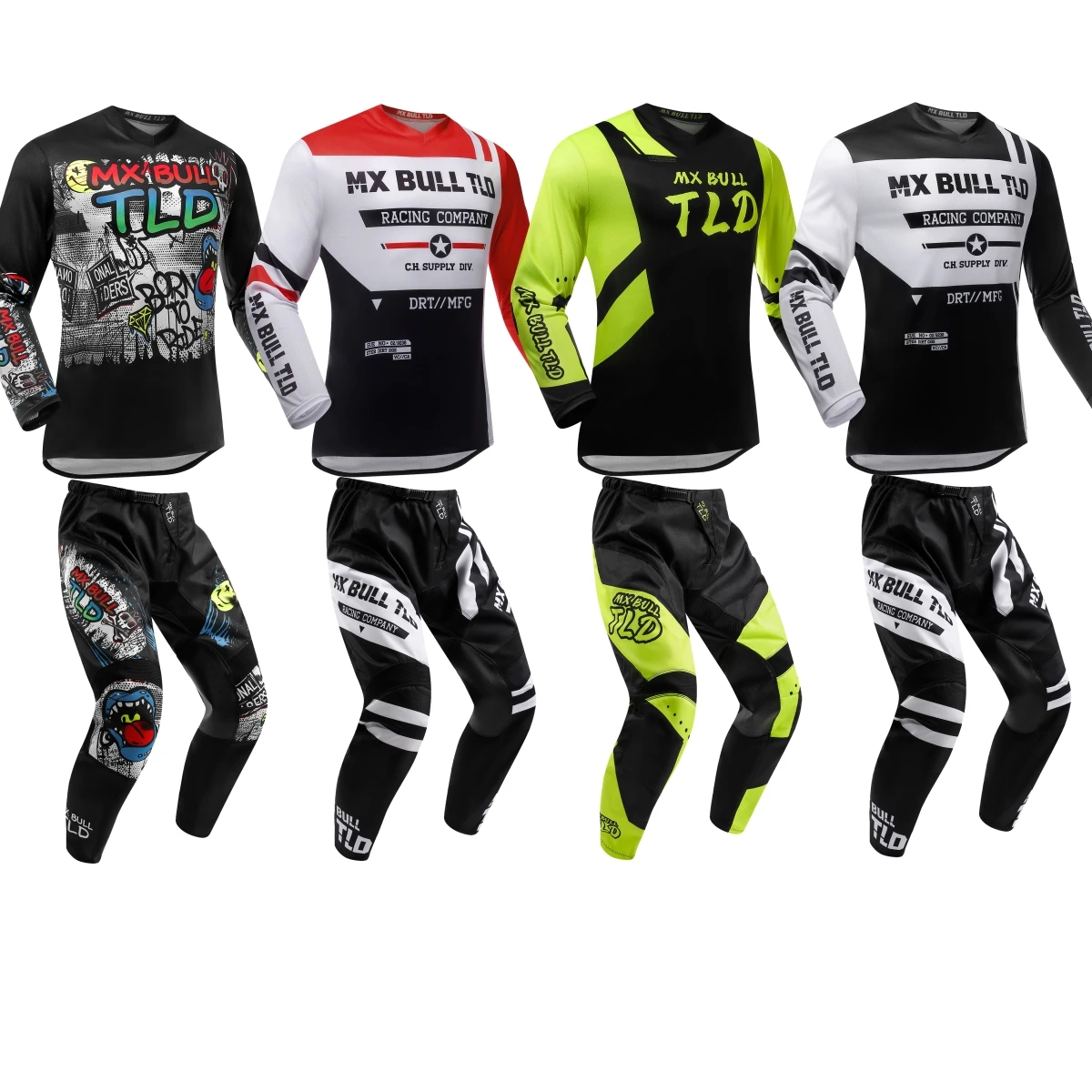 Mx Racing Suit Element Shred Abbigliamento Motocross Jersey E Pantaloni Atv Mtb Dh Offroad Dirt Bike Gear Combo Biker Set
