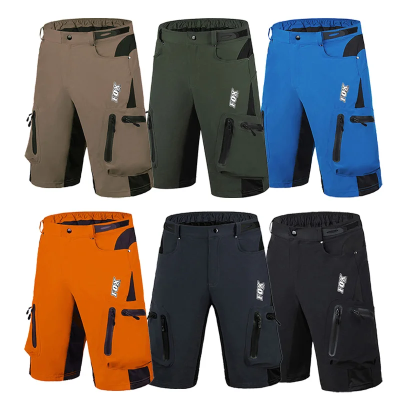 Fox Cycling Team Men Racing Cross Country Mtb Shorts Enduro Dirt Bike Shorts Sport All'Aria Aperta Escursionismo Downhill Bicycle Short Pants