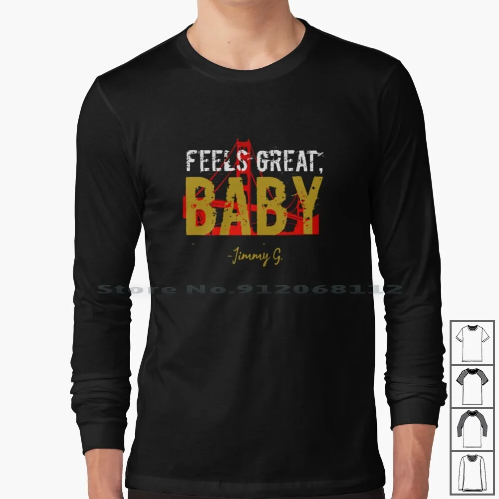 Feel Great Baby Jimmy G Maglietta A Maniche Lunghe Si Sente Grande Bambino Jimmy G Football Si Sente Grande Bambino Jimmy G San Francisco Jimmy San