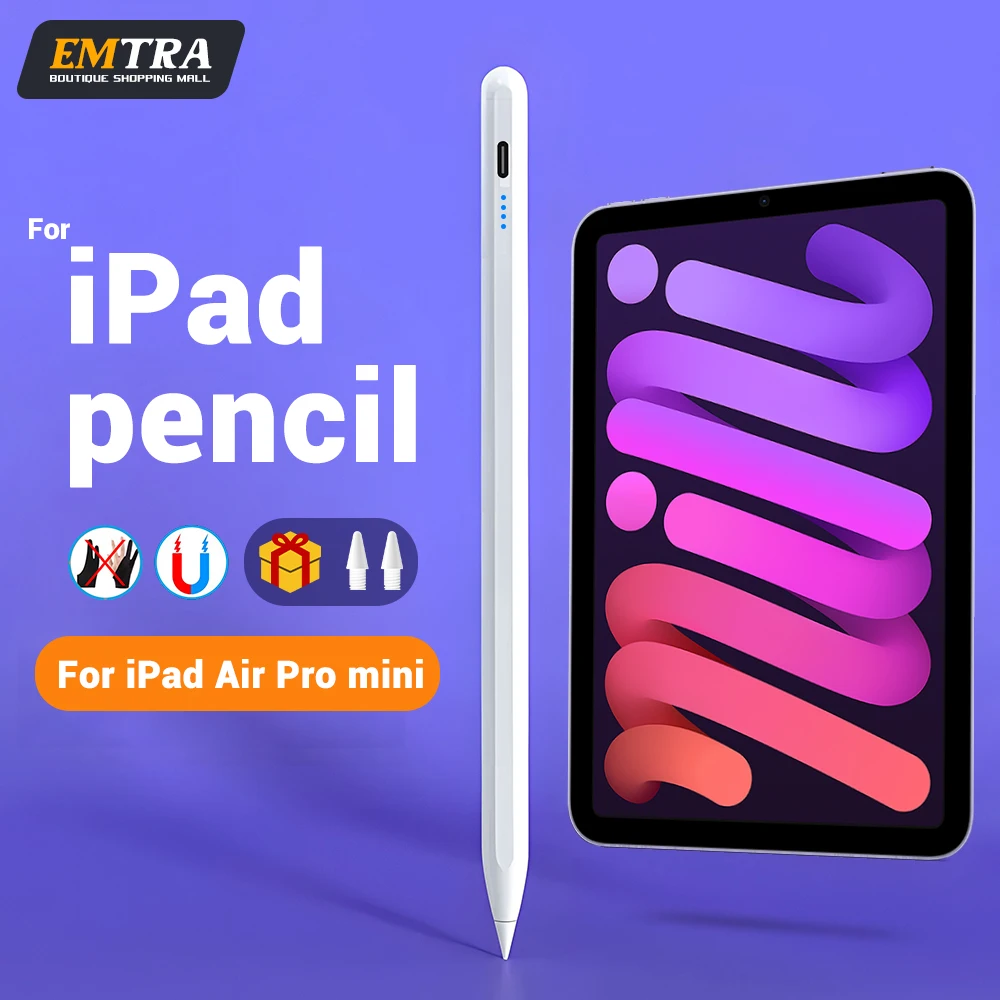 Per Apple Pencil Palm Rejection Power Display Ipad Pencil Pen Per Accessori Ipad 2022 2021 2020 2019 2018 Pro Air Mini Stylus