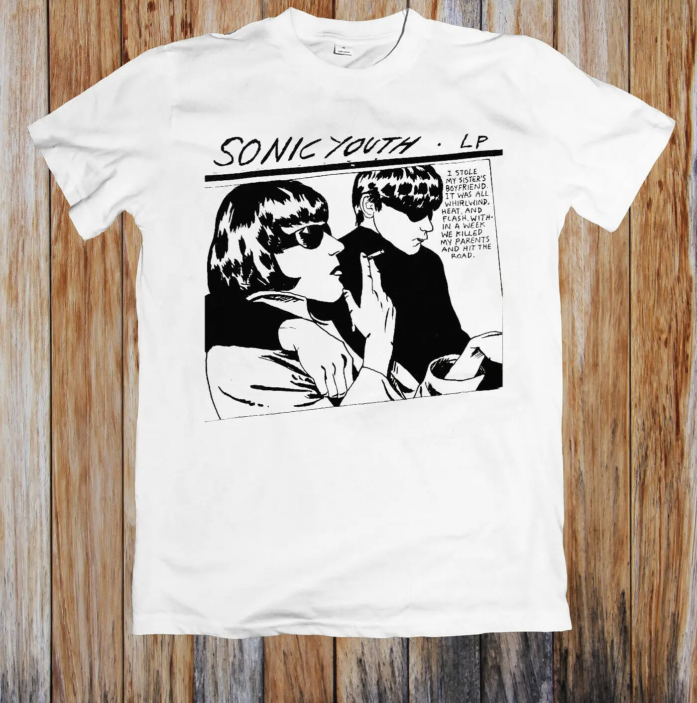 T-Shirt Da Uomo Sonic Youth Goo Alternativa Rock Retro Unisex T-Shirt Stile Estivo