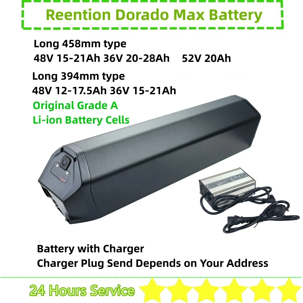 Reention Dorado Max Ebike Batteria 48V 20Ah 21Ah 36V 20Ah Per Bakcou Mule Elite Hunting Hunter B2G Ncm Milano Plus I5M-4819P
