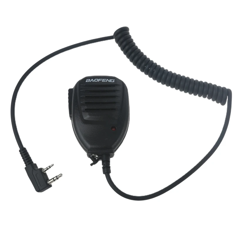 Altoparlante Microfono A Spalla A 2 Pin Microfono Radio Bidirezionale Per Baofeng Bf-888S Bf-888 Bf-777 Bf-658 Bf-668 Bf-530 Walkie Talkie X6Ha