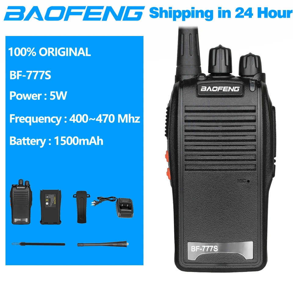 Baofeng Tablet Originale Walkie Talkie Bf777S Baofeng Bf-777S 888S 5W 16Ch Uhf Interphone Baofeng 777S Radio Bidirezionale Ham Radio
