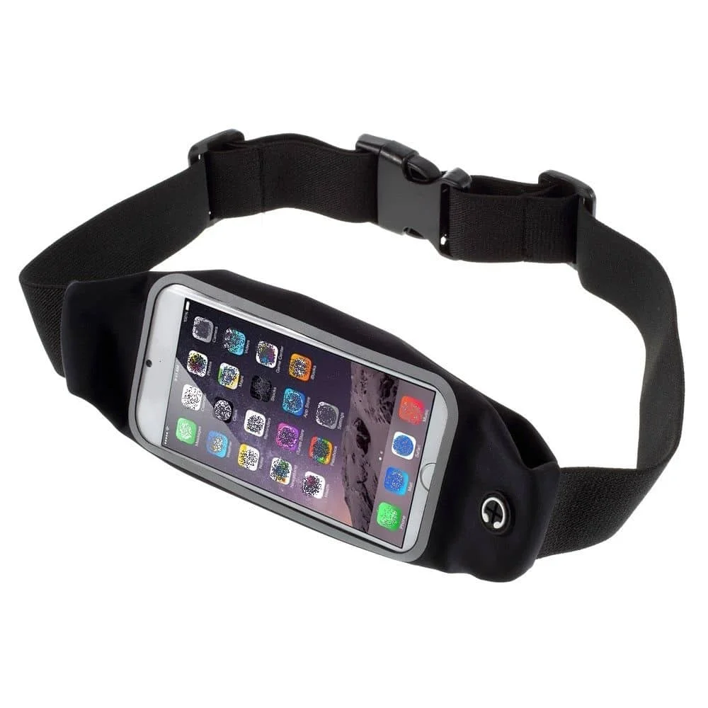 Per Cat S22 Flip (2021) Marsupio Riflettente Con Touch Screen Impermeabile - Nero
