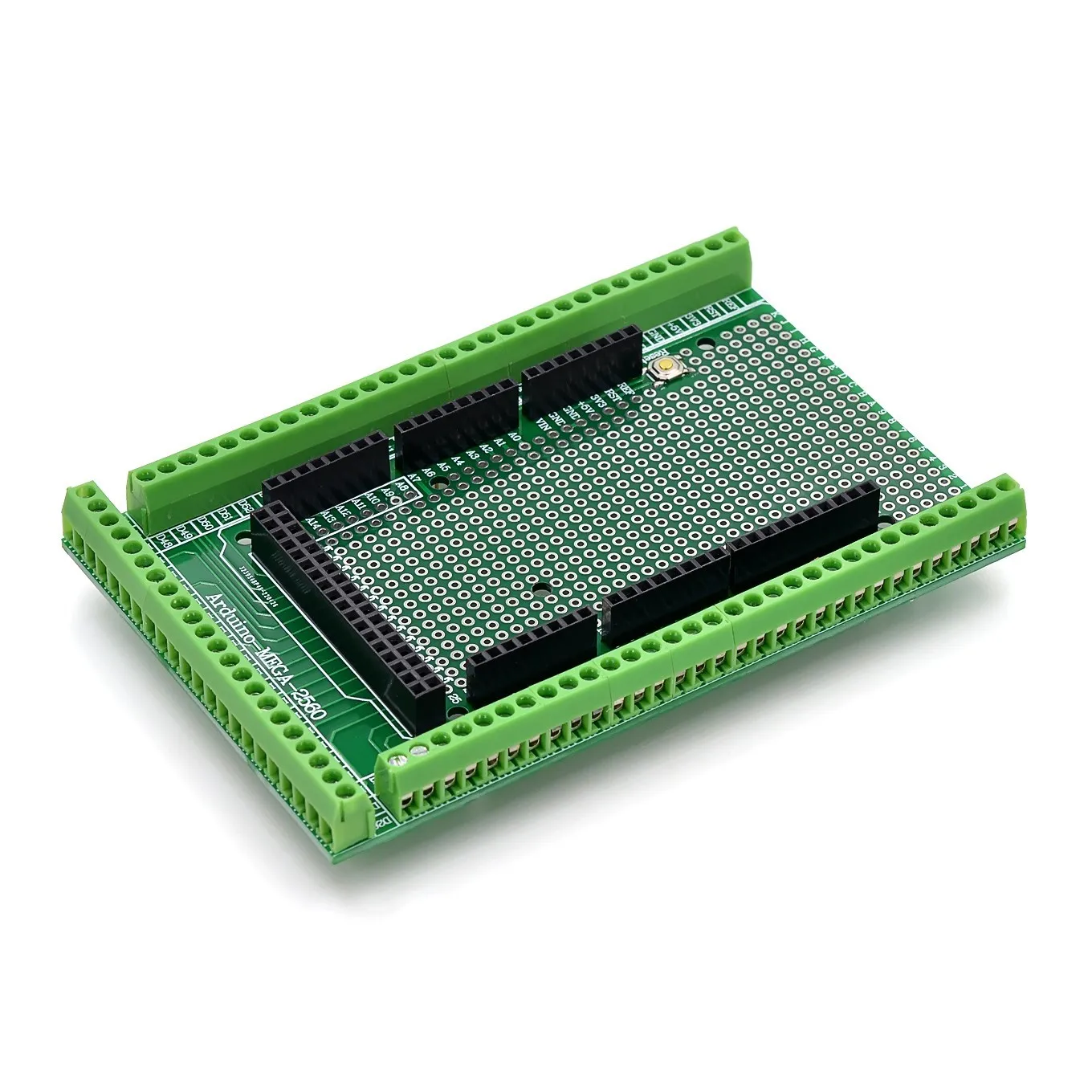 Compatibile Con Mega2560 Kit Scheda Di Schermatura Per Morsettiera A Vite Prototipo Pcb A Doppio Lato Per Arduino Mega 2560 / Mega2560 R3