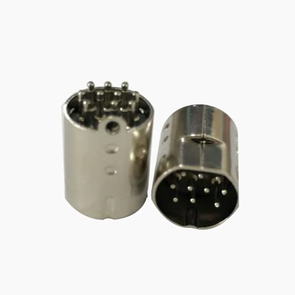 100 Pz 9Pin 10Pin Maschio Jack Per Sega Md Suturn Ss Av Cavo Jack Connettore Interfaccia Riparazione