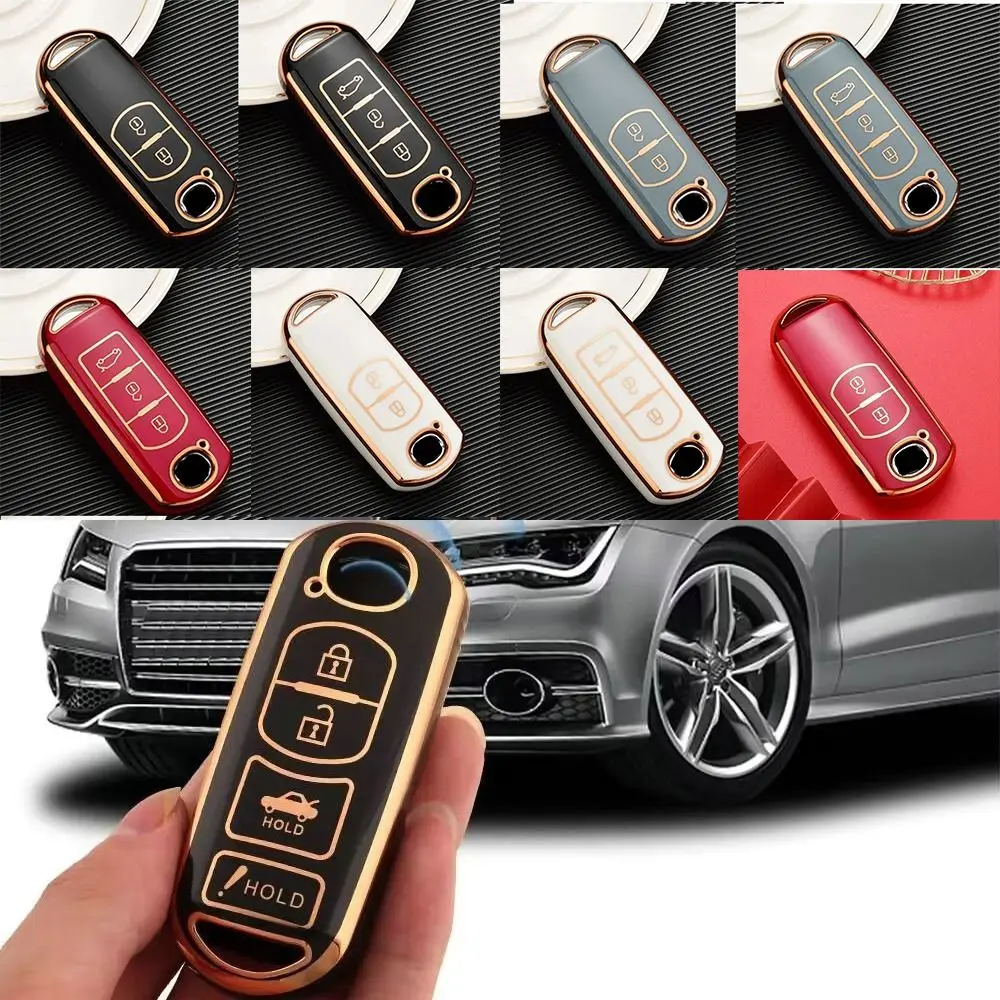 Tpu Car Key Case Protection Key Protector Car Key Cover Holder Per Mazda 2 3 5 6 Bl Bm Gj Atenza/Axela/Demio Cx-3 Cx3 Cx-5