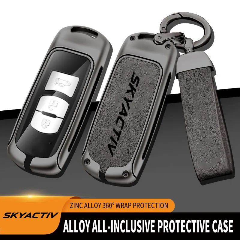 Portachiavi Per Auto In Lega Di Zinco Skyactiv Per Mazda 3 2 6 Cx3 Cx5 Cx30 Cx8 Cx9 Mx5 Protezione Per Telecomando Per Mazda Skyactiv Key Cover