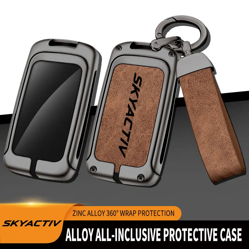 Portachiavi Per Auto In Lega Di Zinco Skyactiv Per Mazda 3 2 6 Cx3 Cx5 Cx30 Cx8 Cx9 Mx5 Protezione Per Telecomando Per Mazda Skyactiv Key Cover