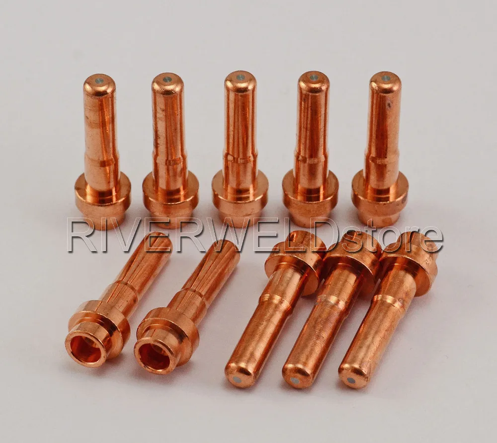 C1518 (Pr0065) Elettrodo Al Plasma Lungo Fit Cebora Cp-50 P50 Cb50 Torcia Al Plasma, 10Pk