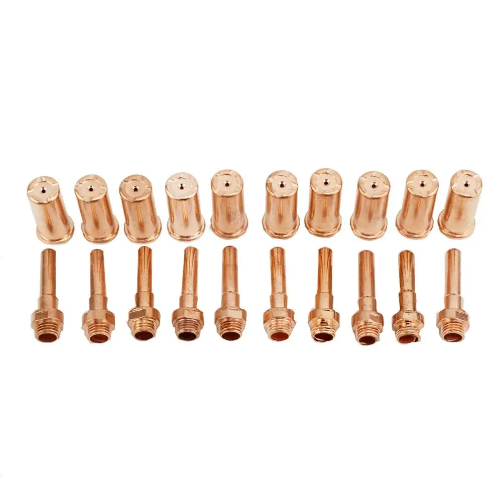 20 Pcs Plasma Estesa Ugelli 1395 E Eelctrodes 1368 Per Cebora Prof P70 Cp70 Torcia