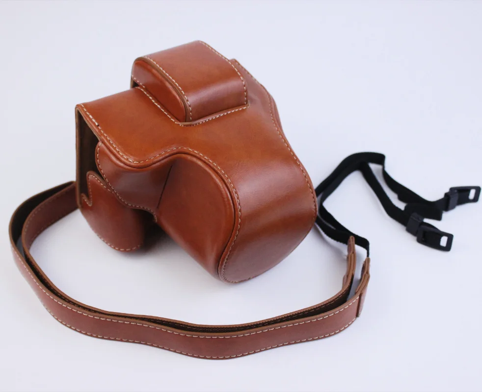 Custodia In Pelle Pu Per Canon Eos M50 Ii M50 2 Custodia Protettiva Per Fotocamera Per Fotocamera Canon Eos M50 Con (15-45) Custodia Protettiva Per Ob