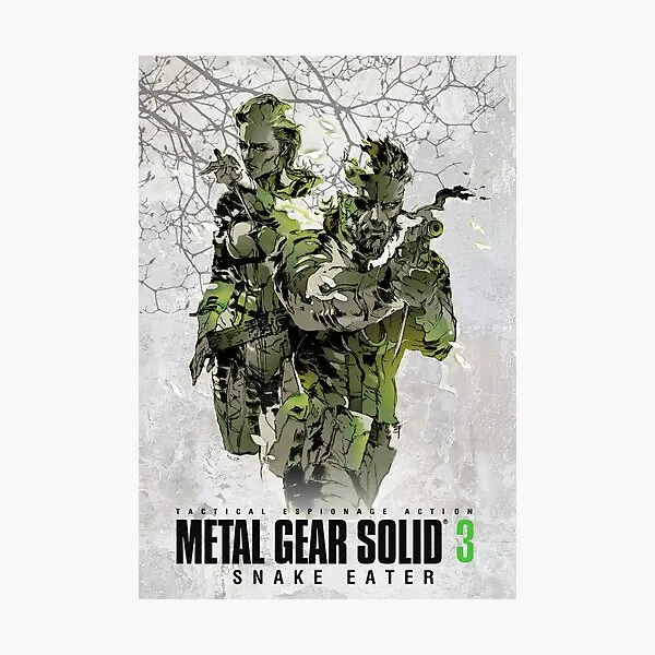 Metal Gear Solid 3 Poster Poster Sitcker Per Anime Divertenti Bottiglie D'Acqua Bagagli Kid Window Home Decor Decorazioni Per Laptop Per Auto