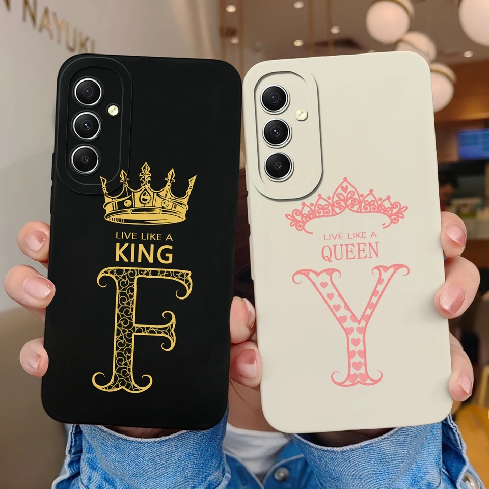 Custodia Per Samsung A32 A33 A34 Fashion Crown Silicone Resistente Anti-Impronta Antiurto Per Samsung Galaxy A 32 A 33 A 34 Paraurti