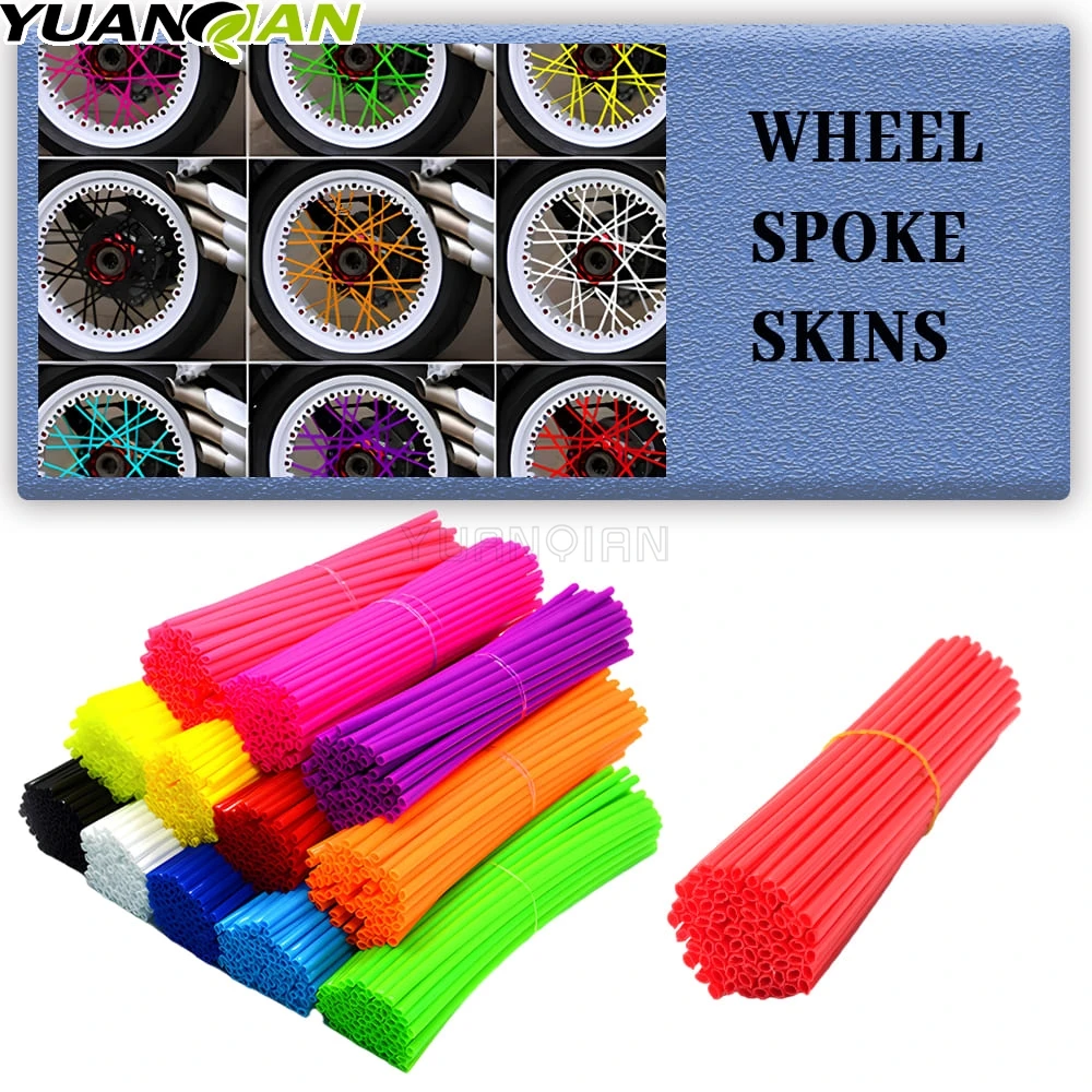 Universale Moto Cerchione Spoke Skin Covers Wrap Tubes Decor Protector Per Beta Rr2T Rs2T Rr/Rs 2T X-Trainer Sh 125 250