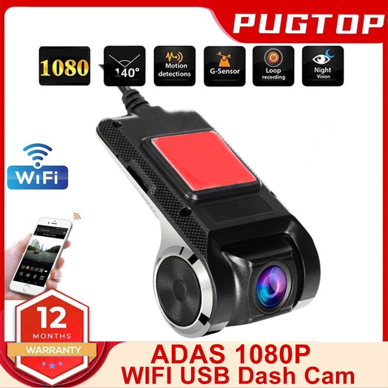 Car Dvr Camera Recorder Hd Camera Wifi Usb Dash Cam Per Auto Dvd Android Player Adas 1080P Night Version 4K Dash Cam