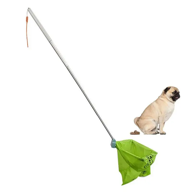 Dog Poop Catcher Pooper Scooper Per Cani Telescopico Pooper Scooper Pieghevole Dog Pee Catcher Urine Stick Mantiene La Mano Scooper Pulito