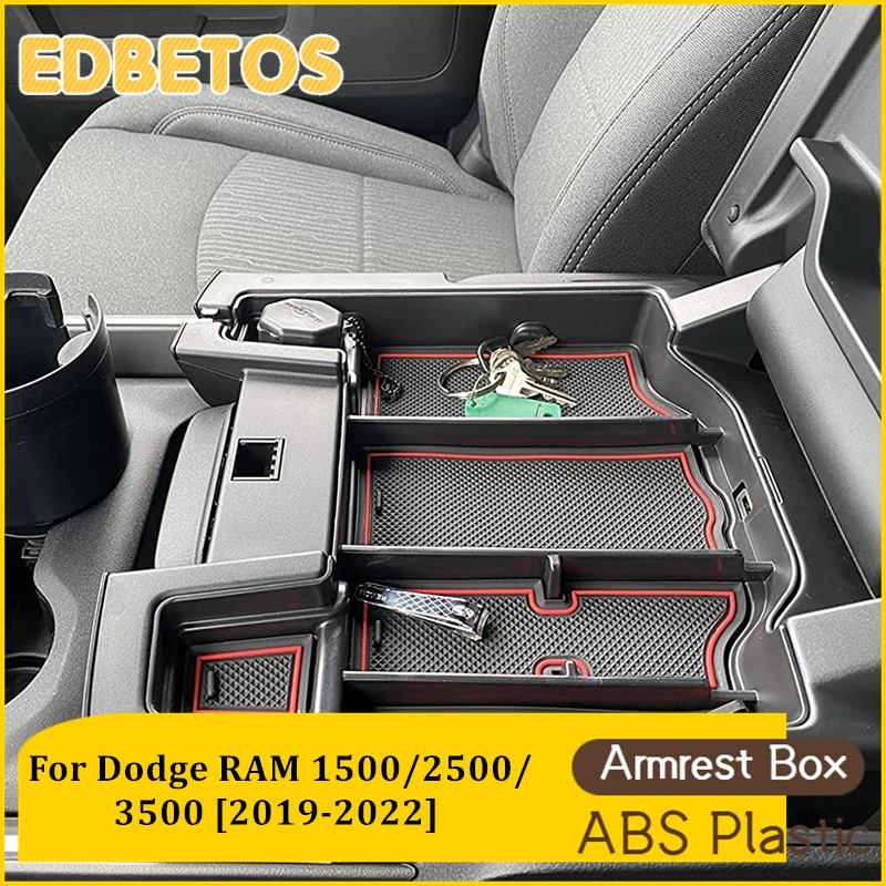 Vassoio Portaoggetti Per Bracciolo Auto Per Dodge Ram 1500 2500 3500 2019 2020 2021 2022 2023 2024 Accessori Ram 1500 2500 3500 Vano Portaoggetti