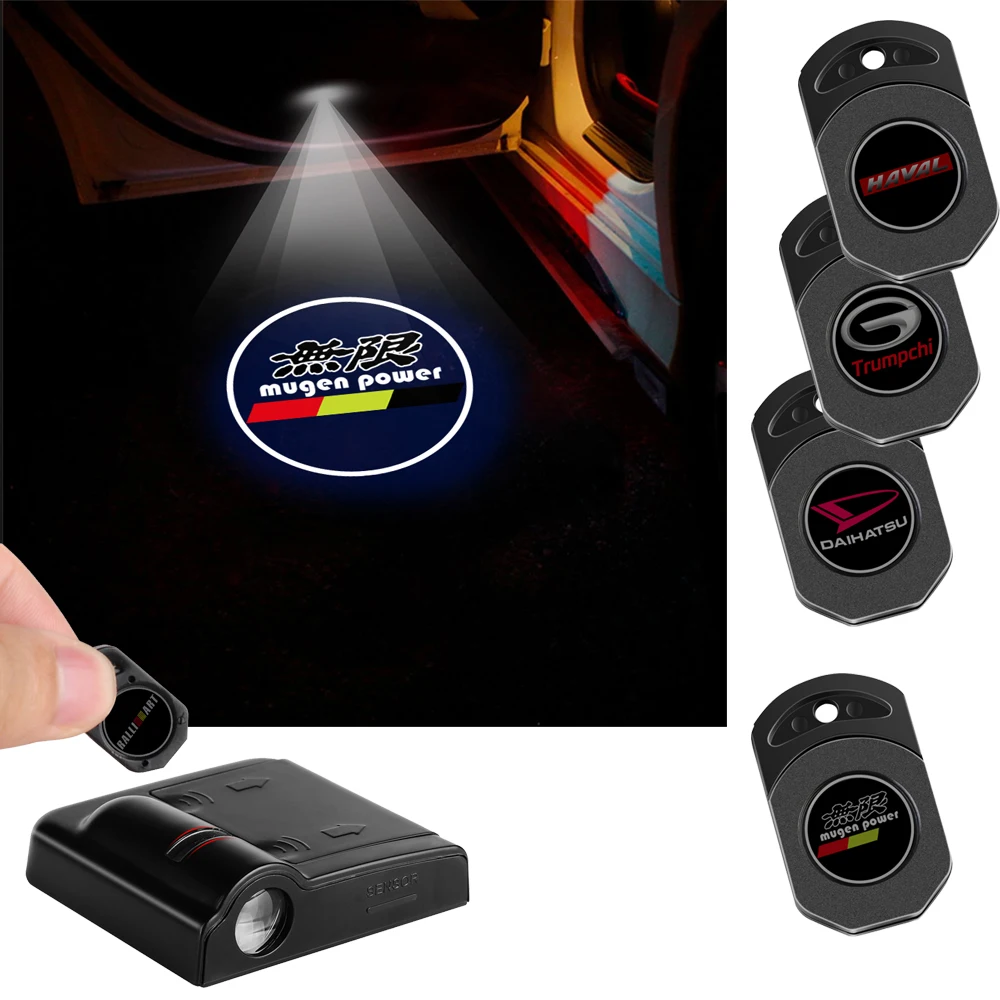 1 Pz Led Car Door Emblem Light Lampada Di Benvenuto Proiettore Laser Wireless Decorazione Automatica Per Dodge Journey Durango Nitro Ram 1500
