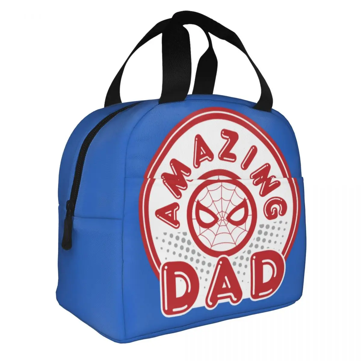 Spider Man Amazing Dad Insulated Lunch Bags Borsa Termica Riutilizzabile Grande Lunch Box Tote Beach Travel Food Bag