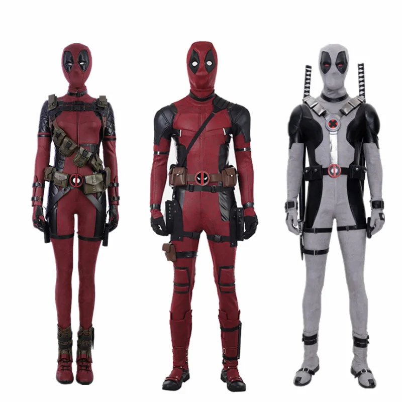 Marvel Deadpool Costume Cosplay Wade Wilson Adulto Body Cosplay Deadpool Scarpe Puntelli Accessori Costume Di Halloween