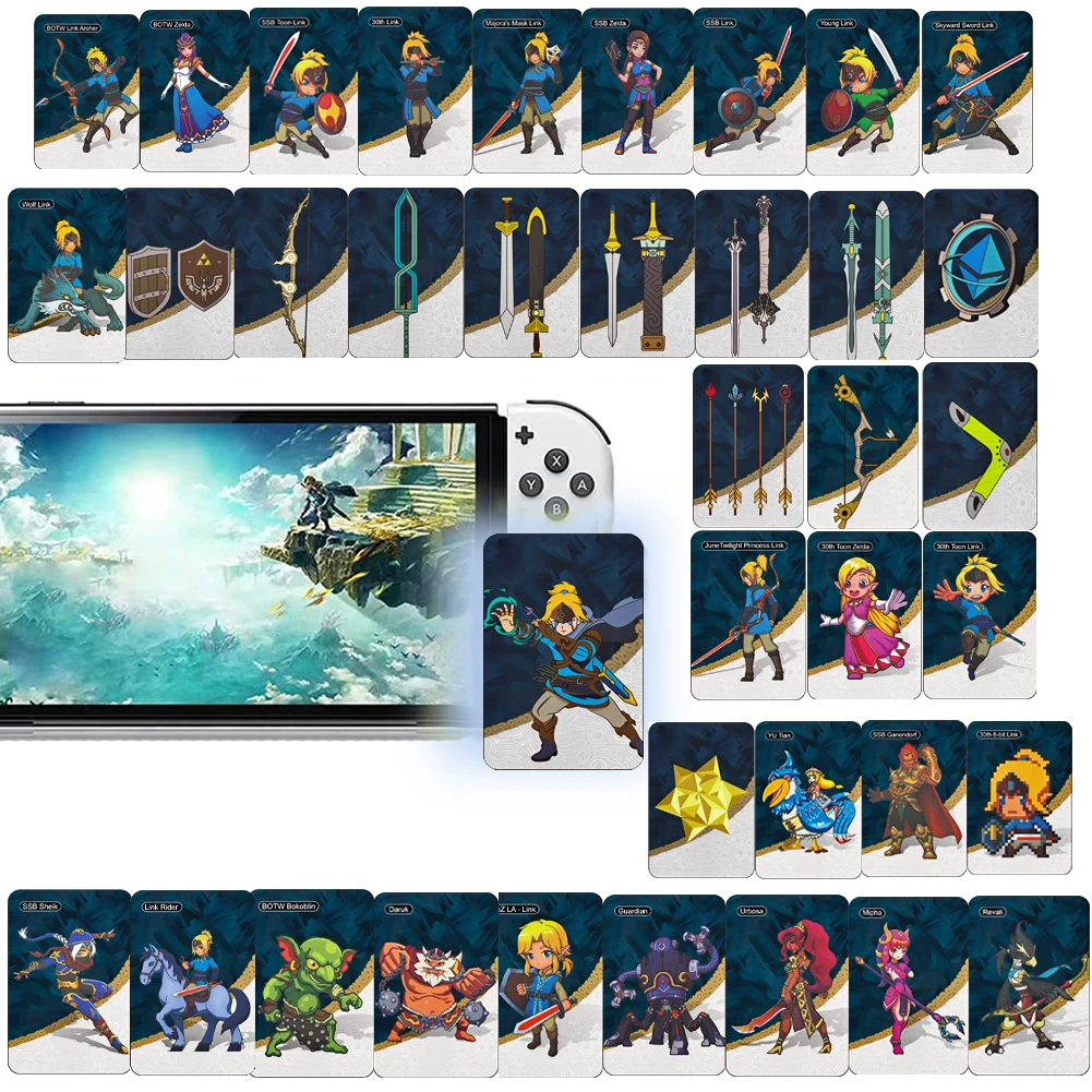 38 Pz Zelda Gonondorf Nfc Card: Lacrime Del Re Zelda Ghost God Sword Equipment Crossover Card Switch Nfc Game Chip