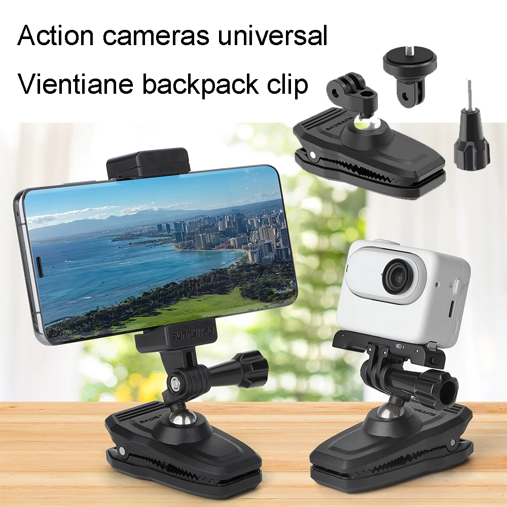 Per Gopro 12/Action4/Insta 360 Go3 Supporto Magnetico Universale 360 Gradi Gopro11 Action Camera Supporto Universale Per Zaino