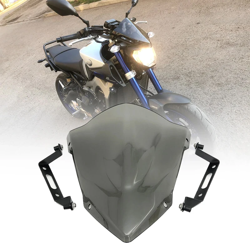 Per Yamaha Mt07 Fz07 Mt09 Mt-07 Fz-07 Mt-09 Mt 07 Fz 07 Mt 09 2014-2020 Moto Parabrezza Parabrezza Parabrezza
