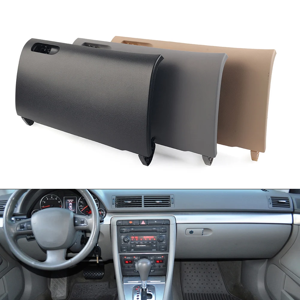 Lhd Car Storage Box Cover Glove Box Coperchio Della Porta Senza Fibbia Muslimate Per Audi A4 S4 B6 B7 2001-2008 Per Rs4 2006-2008
