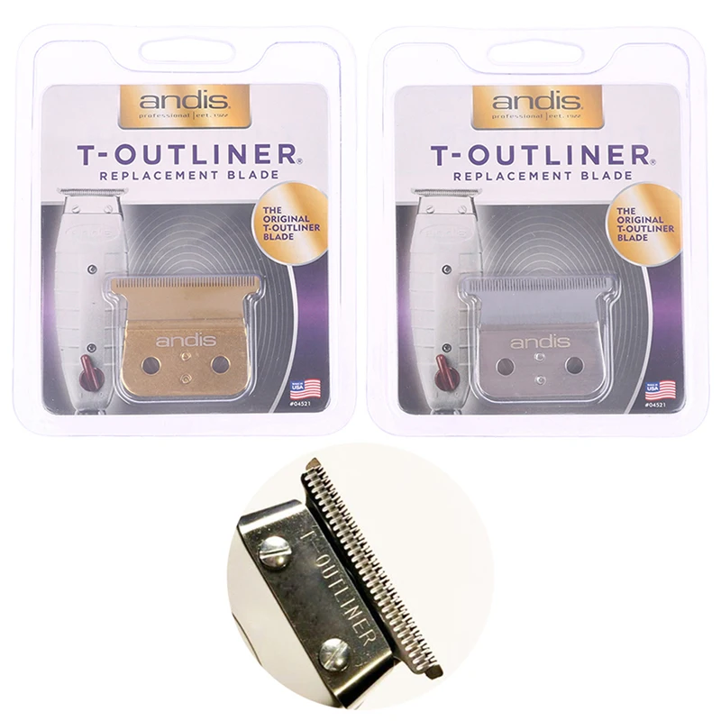 Sostituzione Della Lama In Acciaio E Plastica Set T-Outliner Sostituzione Della Lama Per Andis Gtx Detail Trimmer Per Tagliacapelli Elettrico
