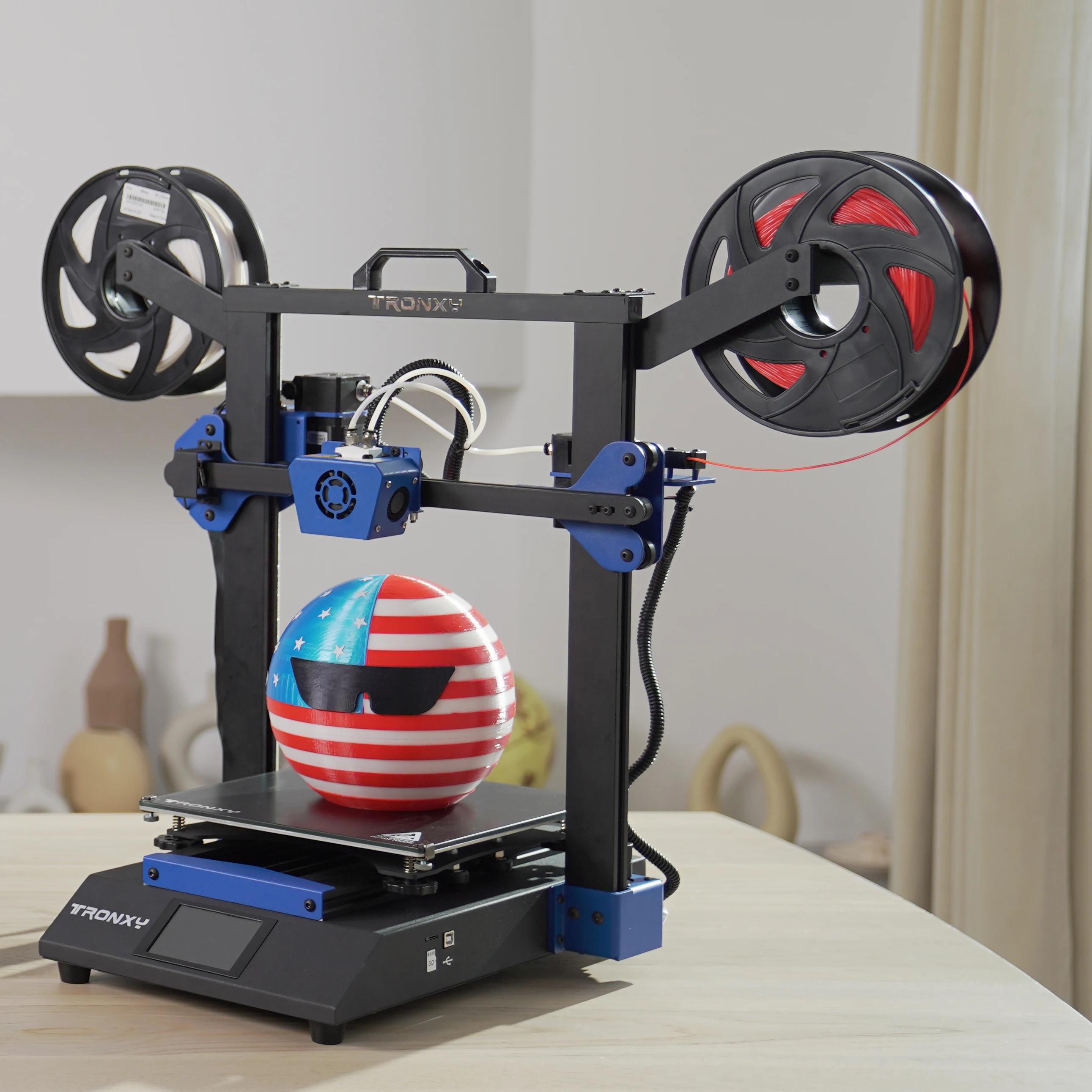 Tronxy Xy-3 Se Stampante 3D Fdm Singola/Doppia Estrusione/Incisione Laser Una Macchina Per Molteplici Scopi Kit Di Stampanti 3D Fai Da Te Aggiornato