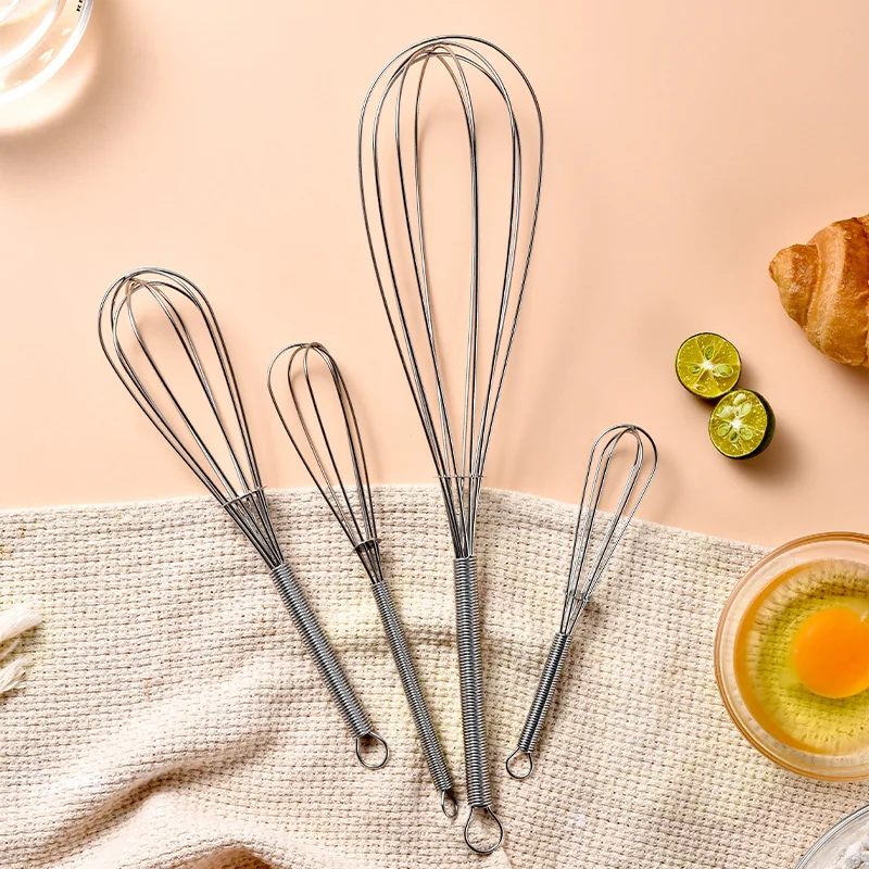 Mini Whisks Stainless Steel, Small Whisk, 5.5In And 7In Tiny Whisk For Whisking, Beating, Blending Ingredients, Mixing Sauces