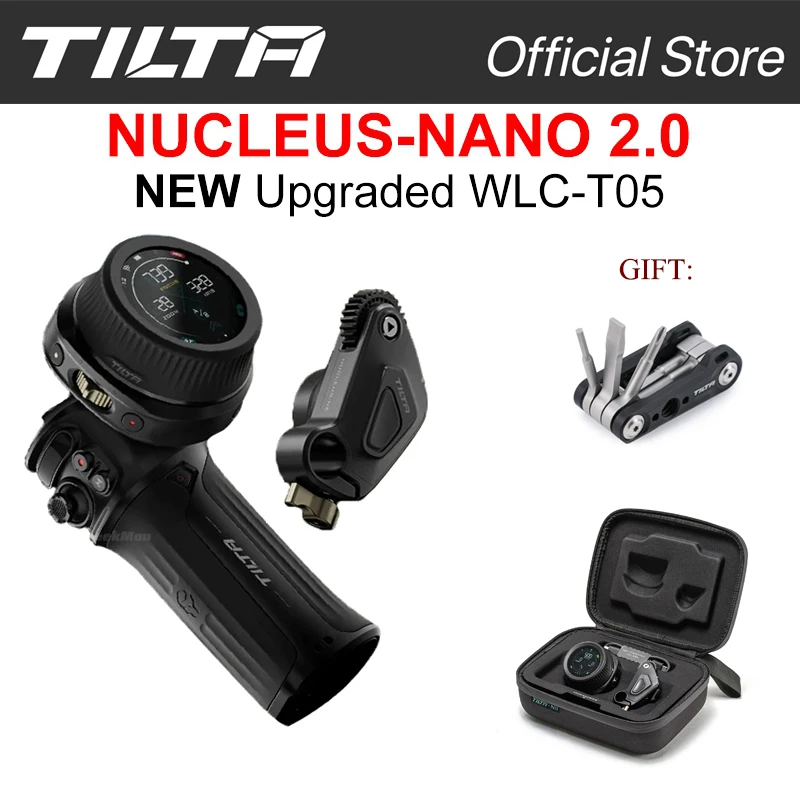 Nuovo Sistema Di Controllo Dell'Obiettivo Wireless Tilta Nucleus-N 2.0 Wlc-T05 Nucleus Nano Follow Focus Compatibile Per Motore Rs E Nucleus-M