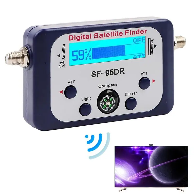 Digital Satellite Finder Digital Sat Meter Per Dish Network Camping Sat Signal Finders Per Display Grafico Lcd Di Rete Dish