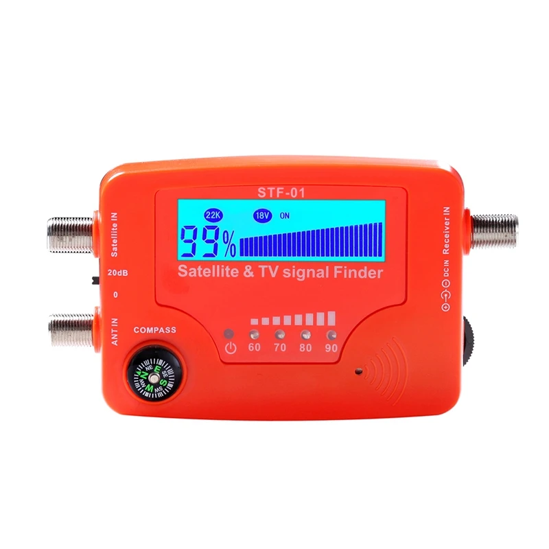 Lcd Digital Satellite Finder Satellite Tv Signal Finder Antenna Tv Segnale Di Forza Misuratore Di Segnale Con Bussola