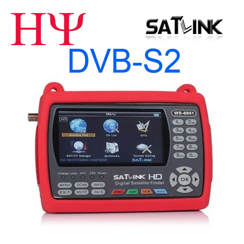 Satlink Ws-6951 Palmare Sat Finder Dvb-S2 4.3 'Tft Satlink Ws6951 Satellite Finder Dvb-S2 Satellite Meter Tv Signal Finder