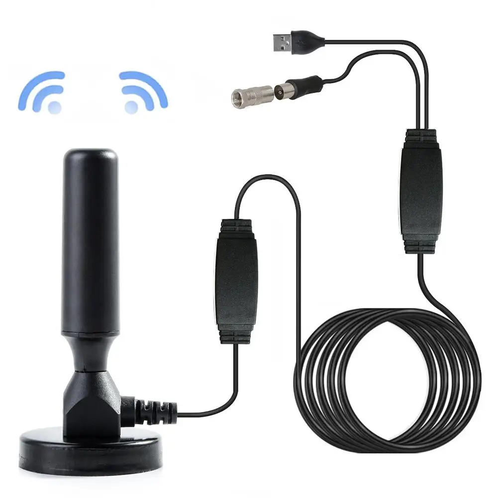 Antenna Tv Digitale Hd Indoor Outdoor 2000 Miglia Segnale Ricevitore Tv Satellitare Amplificatore Raggio Dvb-T/T2 Satellite Dish Sat Finder