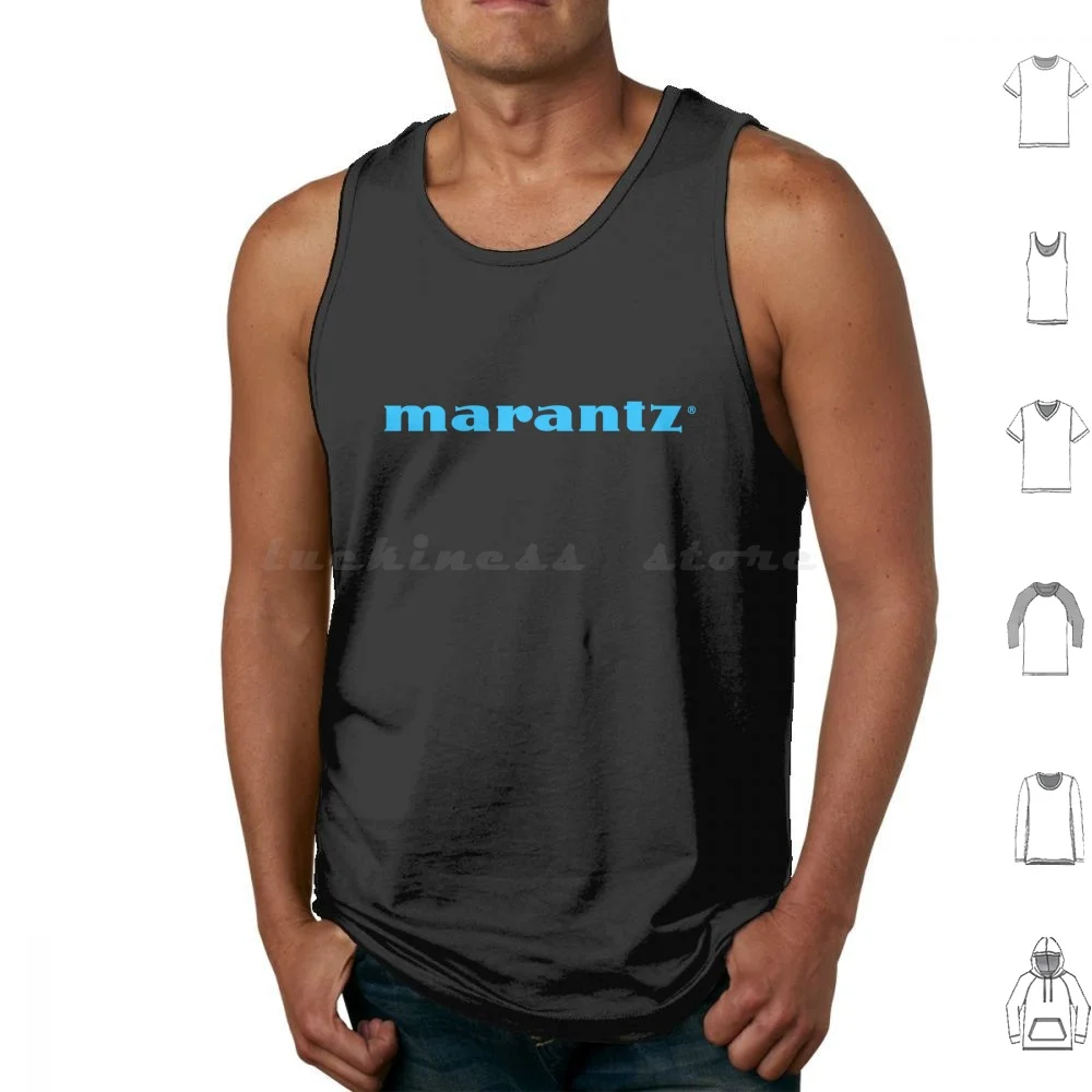 Marantz Logo Vintage Hi-Fi Canotte Gilet Senza Maniche Marantz Stereo Pro Hifi Hi Fi Musica Vintage Radio Vinile