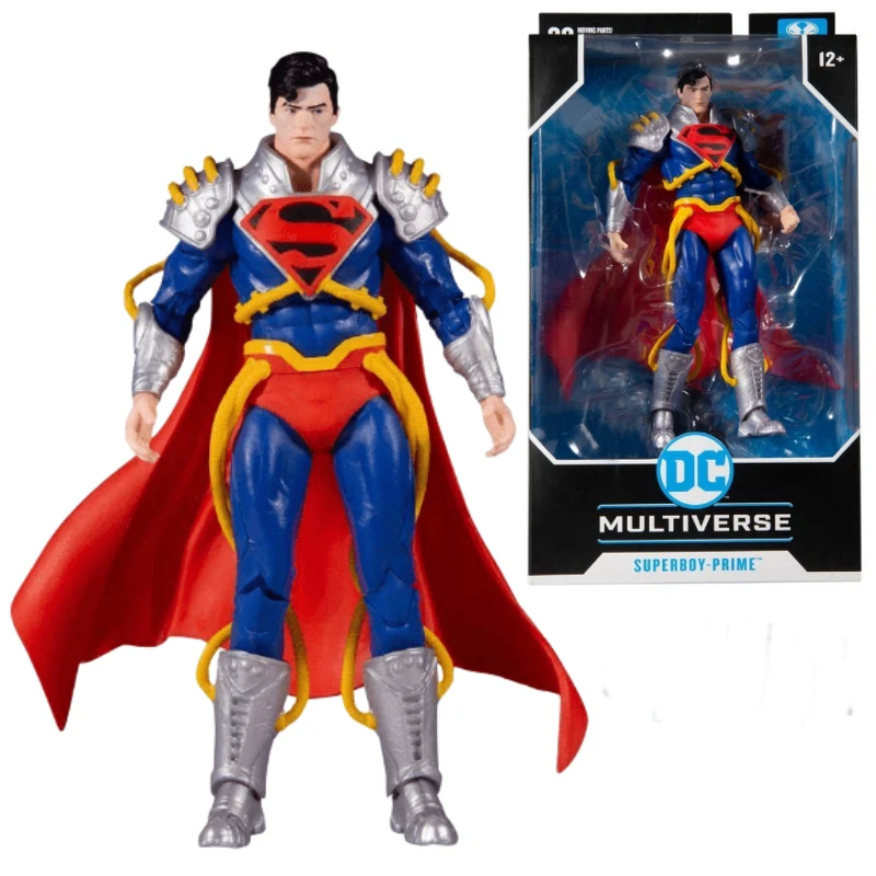 In Magazzino Mcfarlane Dc Multitverse Infinite Crisis Superboy Prime 7 Pollici Mega Action Figure Figure Giocattolo Da Collezione