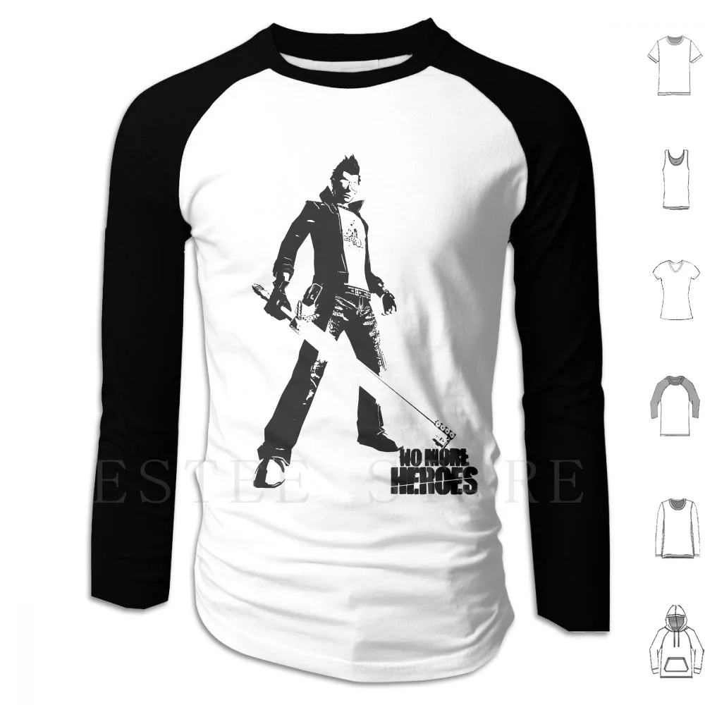 Travis Touchdown Felpe Con Cappuccio Manica Lunga Nmh No More Heroes Bloodberry Travis Touchdown Fantastico