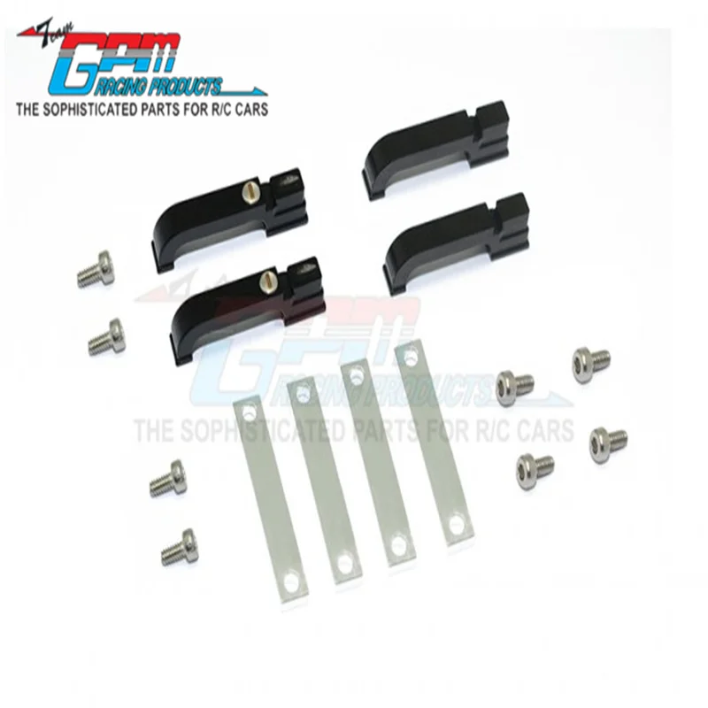Gpm Maniglia Per Porta In Alluminio Per Defender Trx-4-Set 16 Pezzi Per Aggiornamento Traxxas Trx-4 82056-4 Rc