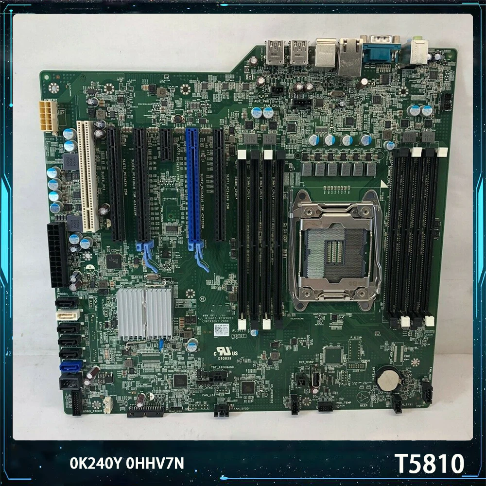 High Quality For Dell T5810 Motherboard K240Y 0K240Y Cn-0K240Y Hhv7N 0Hhv7N Lga2011 Ddr4 Fully Tested