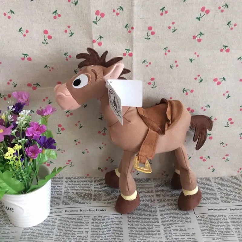 Spedizione Gratuita 23Cm = 9 Pollici Original Toy Story Peluche Bullseye Figure The Horse Cute Doll Per Regalo Per Bambini