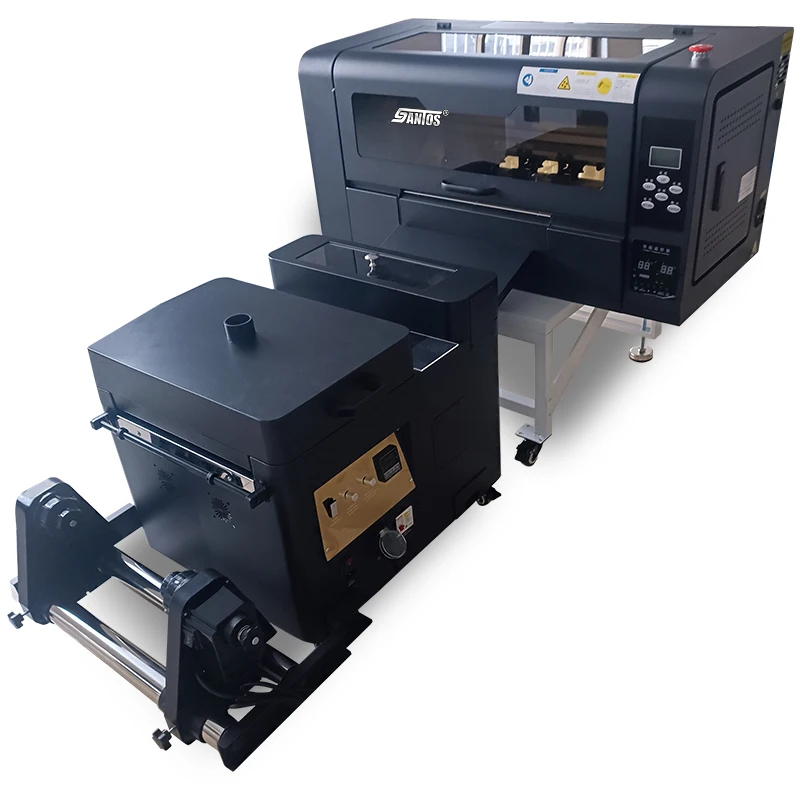 Guangzhou Dtf Printer Factory 12 Pollici Pet Film T-Shirt Printer Dual Xp600 Dtf Printer 30Cm Con Shaking Powder Machine