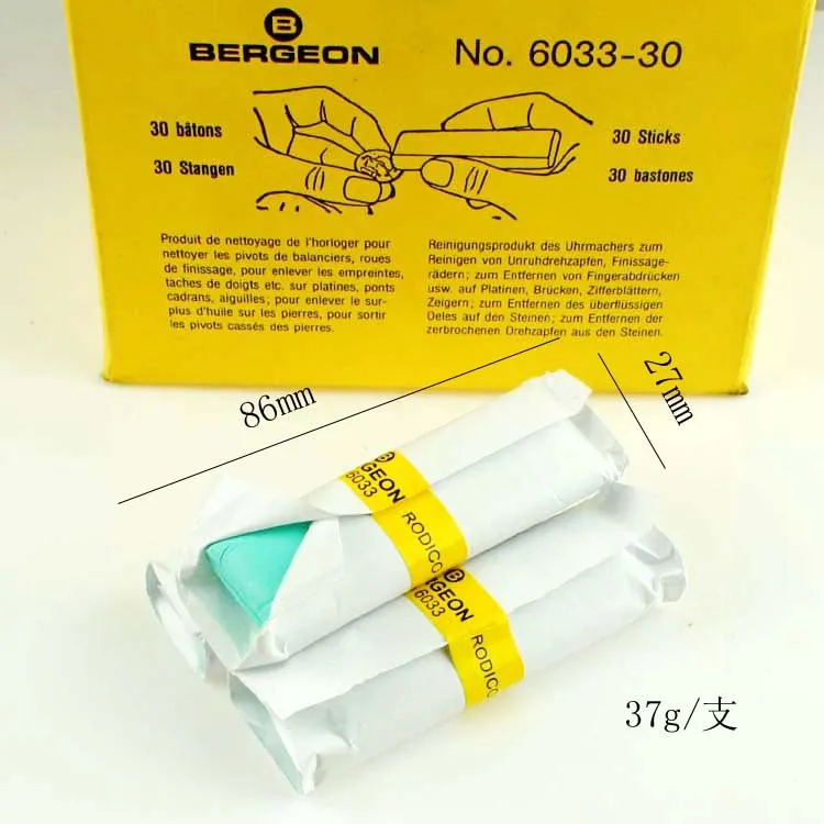 Detergente Per Orologi Bergeon 6033 1 Pz Per Orologiai Gioiellieri Bergeon Rodico Pulizia Argilla Touch Barra Di Pulizia A Secco Rimozione Grasso Spor